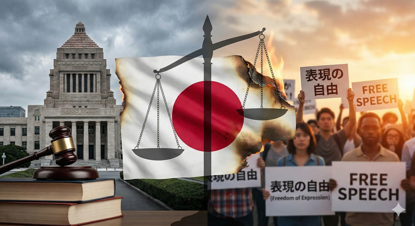 「日の丸」を焼いても無罪？高市首相が挑む「国旗損壊罪」の是非と、揺れる表現の自由