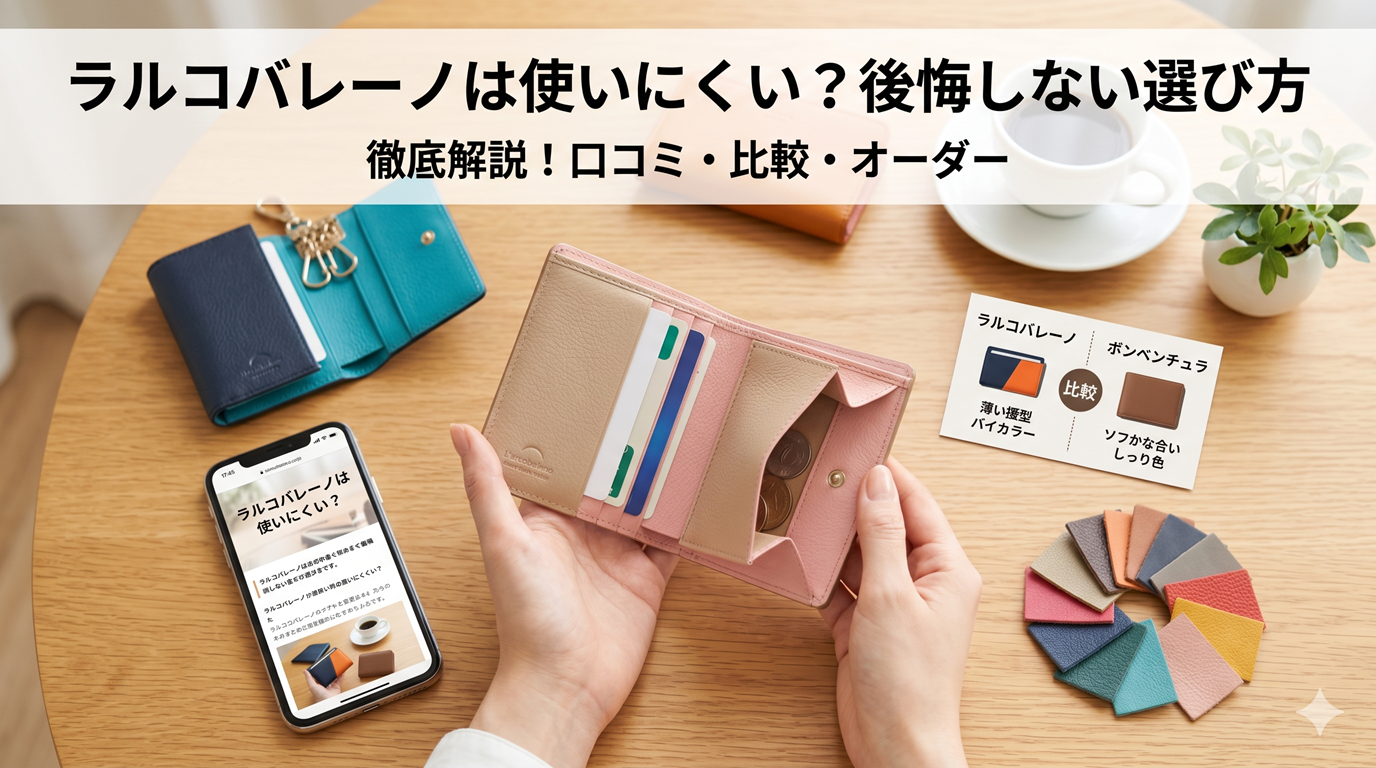 ラルコバレーノは使いにくい？後悔しない選び方と評判